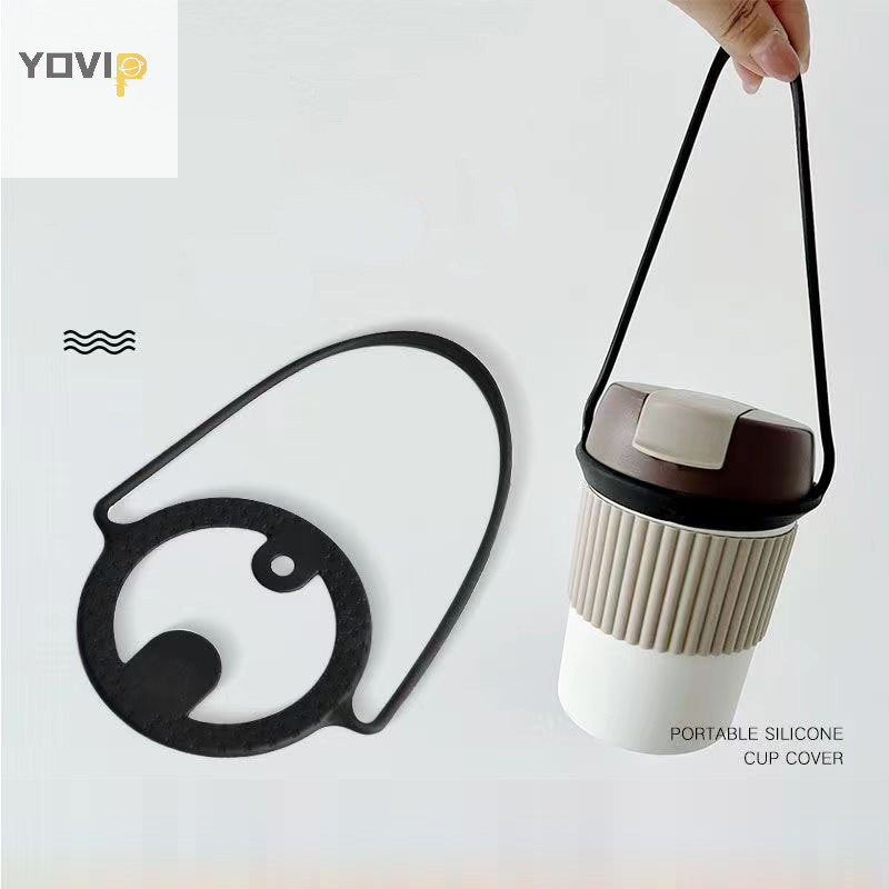Yovip Di Động Đựng Đồ Uống Giá Đỡ Trà Silicon Dây Cốc Phụ Kiện Cốc Cà Phê Mang Theo Dây Đeo Chai Đựng Cốc Dây Buộc VN