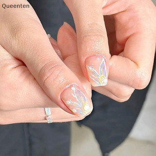 Queenten Dream Shining Nàng Tiên Cá Đuôi Dán Móng Tay Đề Can Móng Tay 3D Móng Tay Nghệ Thuật Thiết Kế Trang Trí Đề Can QT