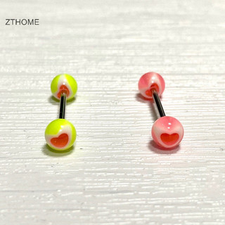 Zthome 1 Chiếc Thép Titan Nhiều Màu Sắc Lưỡi Móng Tay Cơ Thể Đinh Trang Sức Cho Nữ Quà Tặng Lưỡi Nhẫn HOT