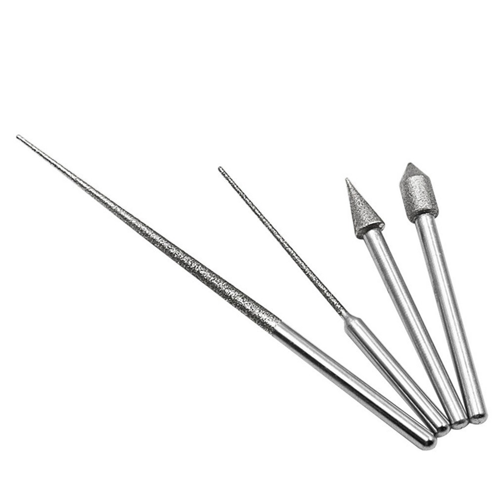 < Welv > Thanh mài kim khắc 3mm Máy khoan Mini Khoan khắc kim cương