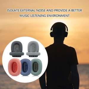 WU 1 Cặp Đệm Tai Thay Thế Cho Tai Nghe Earmuff Miếng Lót Tai Nghe Để Tăng Cường Cách Ly Tiếng Ồn