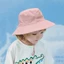 Mũ chống nắng cho bé DUSKGLOW, Mũ xô rộng vành ngoài trời cho trẻ mới biết đi, Áo Cotton mùa hè màu trơn cho trẻ em Mũ đi biển bé trai và bé gái