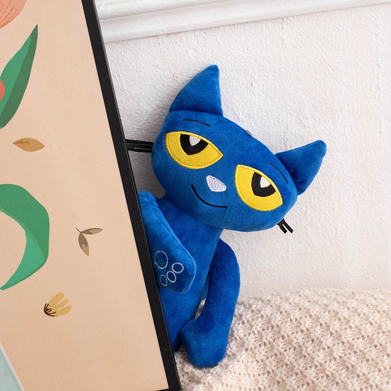 Pete Mèo Đồ Chơi Sang Trọng Hoạt Hình Mèo Xanh Plushie Búp Bê Vui Nhộn Truyện Tranh Ngoại Vi Mèo Pete Đồ Chơi Nhồi Bông Mềm Cho Bé Đồ Chơi Nhẹ Nhà Trang Trí Phòng Ngủ Trẻ Em Quà Tặng Sinh Nhật Đổi Quà Tặng Quà Tặng