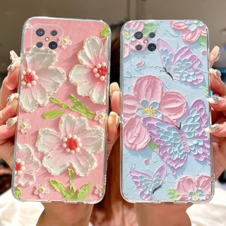 Dành Cho Oppo A92s Reno 4Z 5G Vỏ Hoa Phổ Biến Tre Mềm Silicone Trong Suốt TPU Ốp Lưng Điện Thoại OPPOA92s Reno4Z CPH2065 Ốp Lưng
