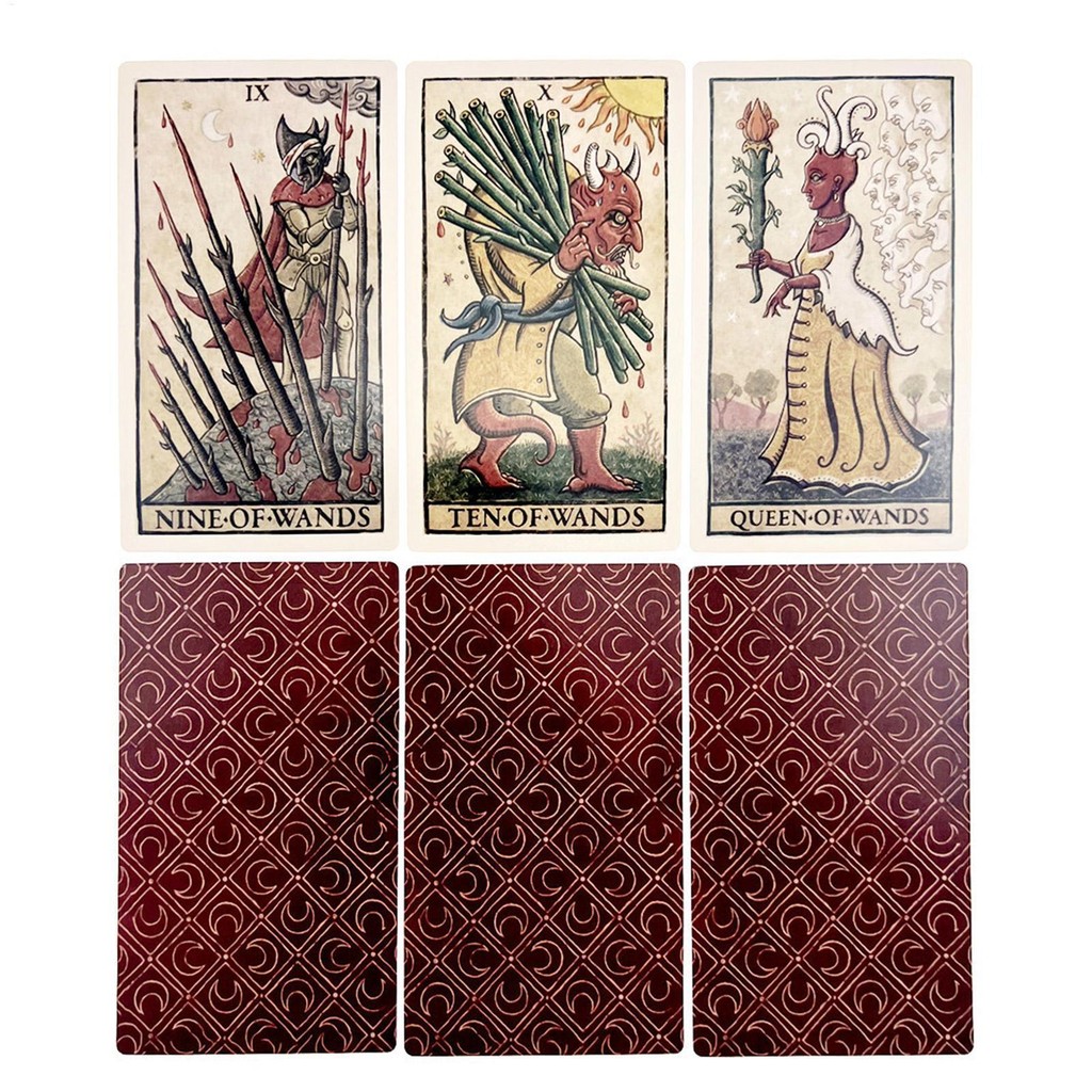 Phiên Bản Tiếng Anh Trionfi Della Luna Tarot Cards Deck Board Games Table Game Cards 78 Chiếc Dành Cho Gia Đình Tập Hợp Đảng Chơi Thẻ wipqsvn
