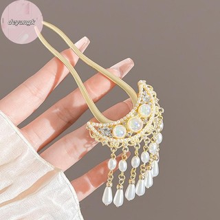 Deyangk Phong Cách Trung Hoa Ngọc Trai sel Kẹp Tóc Phong Cách Cổ Đại Kẹp Tóc Cho Nữ Ánh Sáng Sang Trọng Hình Chữ U Mặt Ngựa Váy Kẹp Tóc VN