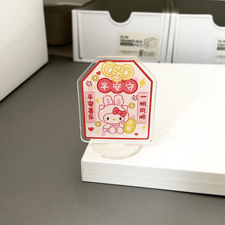 Standee Mô hình mini để bàn bằng nhựa Acrylic hoạt hình Sanrio Kuromi Melody Cinnamoroll Kitty Pochacco Pompurin