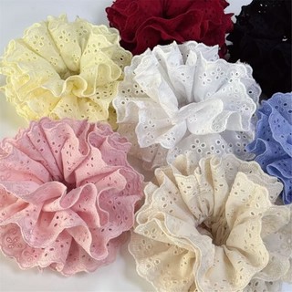 Flgo Ren Tóc Scrunchy Nữ Vintage Tóc Scrunchies Nữ Phụ Kiện Tóc Thường Ngày