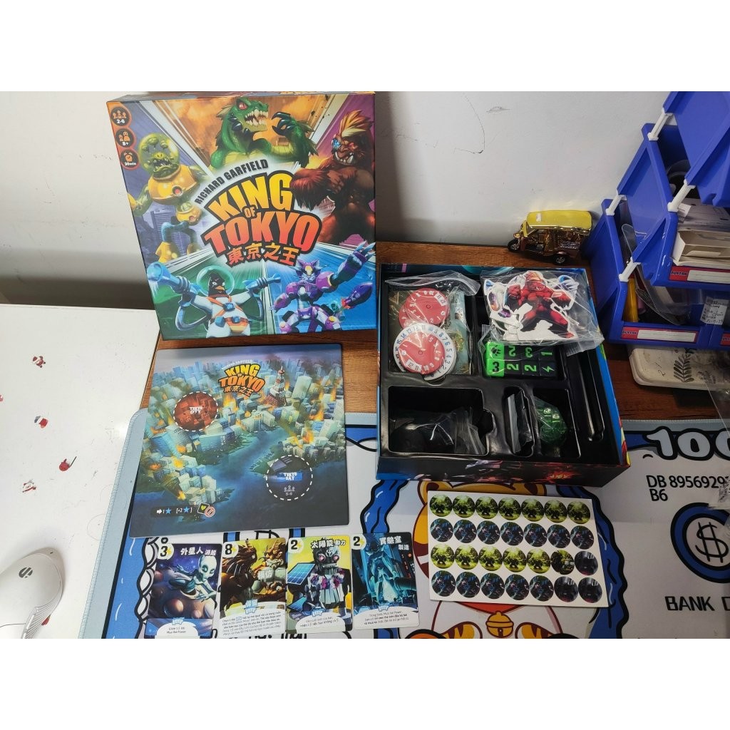 Boardgame King of Tokyo bản Trung có Sub Việt luật Việt Tigarboardgame