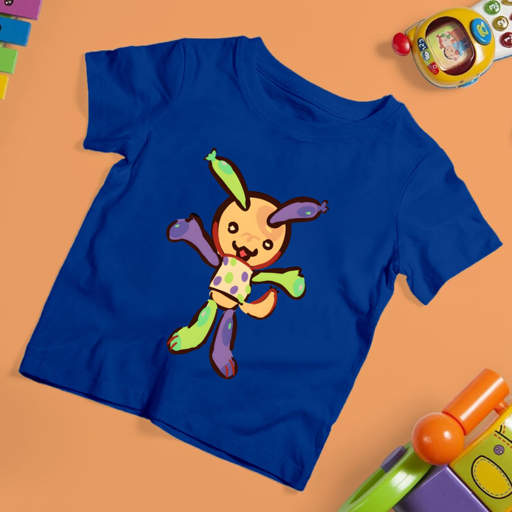 Áo thun trẻ em Dandy's World in hình hoạt hình hài hước, mềm mại và thoáng khí cho trang phục thường ngày mùa hè của trẻ em