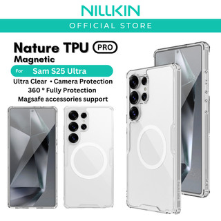 Nillkin Nature TPU Pro (từ tính) Thích hợp cho Samsung S25 Ultra / S25 + / S25 / S24 Ultra / S24 + / S24 Ốp điện thoại trong suốt siêu trong suốt.