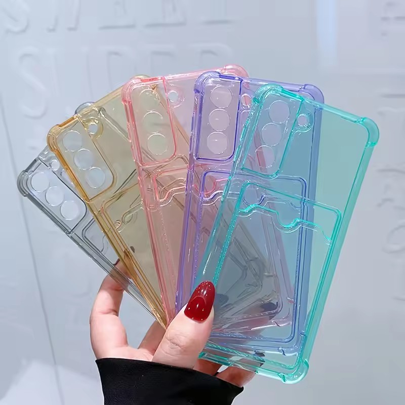 Ốp Điện Thoại Màu Trơn Có Ngăn Đựng Thẻ Cho Samsung ss Galaxy A57 A37 A56 A55 A54 A36 A35 A34 A26 A25 A16 A15 A14 A06 A05 A05s 5G 4G 2026