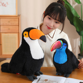 Plus✨ Chất Lượng Cao Toucan Gia Đình Mô Phỏng Động Vật Búp Bê Vui Rừng Toucan Sang Trọng Đồ Chơi Mô Phỏng Đạo Cụ PP Cotton Đầy Đồ Chơi Trang Trí ping Quà Tặng Sinh Nhật Cho Trẻ Em