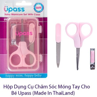 Hộp dụng cụ chăm sóc móng tay cho bé Upass UP4007N - Hồng