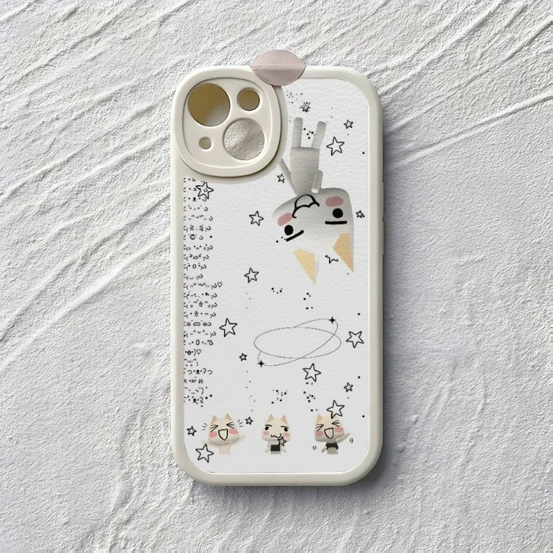 TP-1 INS Ốp Điện Thoại Mèo Toro Inoue Dễ Thương Cho Iphone 17,15 14 13 12 Pro Max 11 Mini X Xr Xs 7 8 Puls Da Cừu Silicon