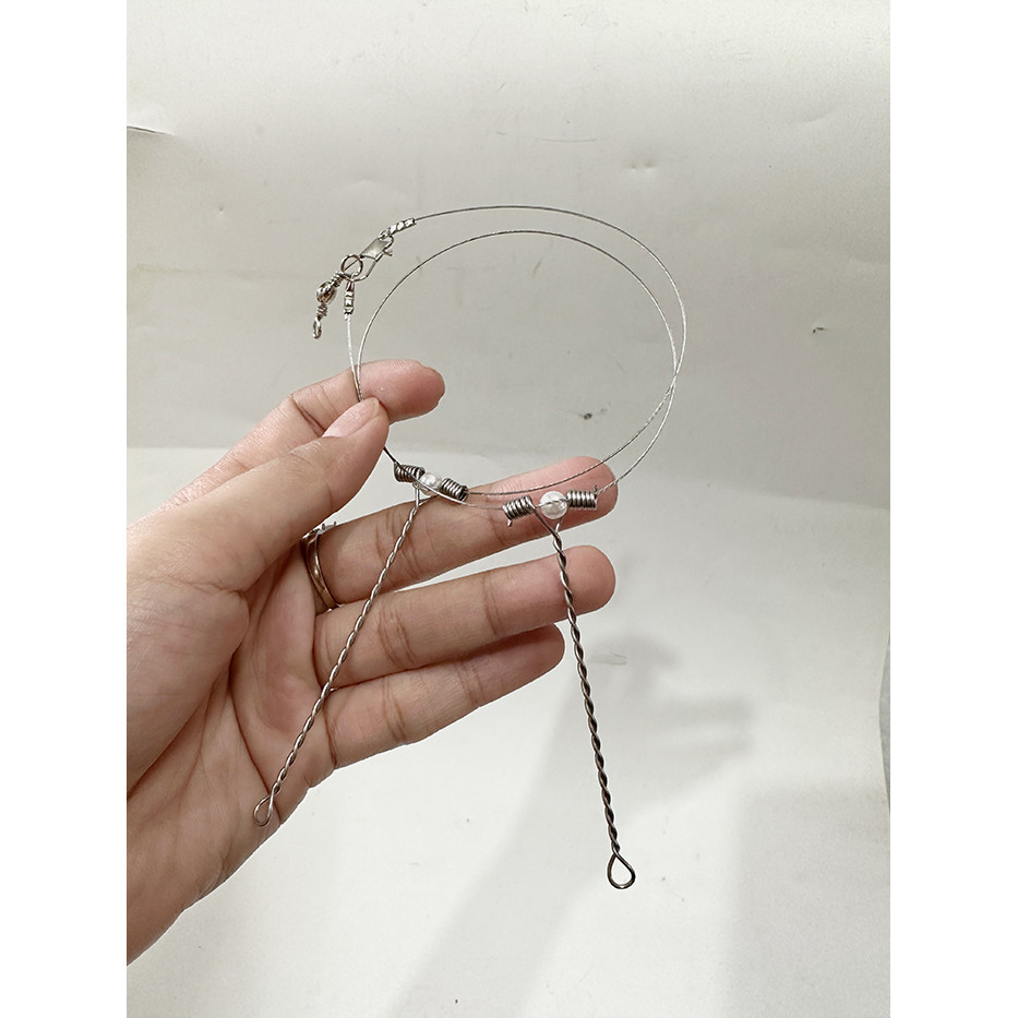 THẺO CÁP THÉP CÂU CÁ KHÔNG RỈ 2 TẦNG