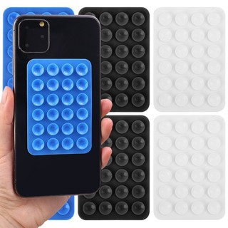 Cốc hút silicon Tấm lót chống trượt hạng nặng 10KG cho ô tô / văn phòng / xe đạp giao hàng, Thảm chống trượt đường kính 10mm cho điện thoại / VR / Power Bank, 3 màu