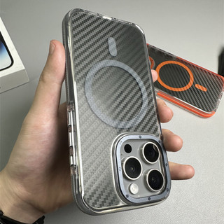 Nhẹ Sang Trọng Cao Cấp Kết Cấu Carbon Nam Châm Tôi Điện Thoại 15 Pro max Ốp Cứng Chống Sốc Cho iPhone 14 13 12 Pro max Plus iPhone11 Ốp Từ Tính Cao Cấp Trong Suốt