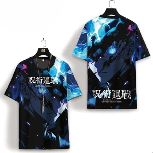 Anime Nhật Bản Áo Thun Nữ Tay Ngắn Nam Jujutsu Kaisen In Hình Áo Thun Thời Trang Rời Phù Hợp Với Tuổi Teen Tay Ngắn