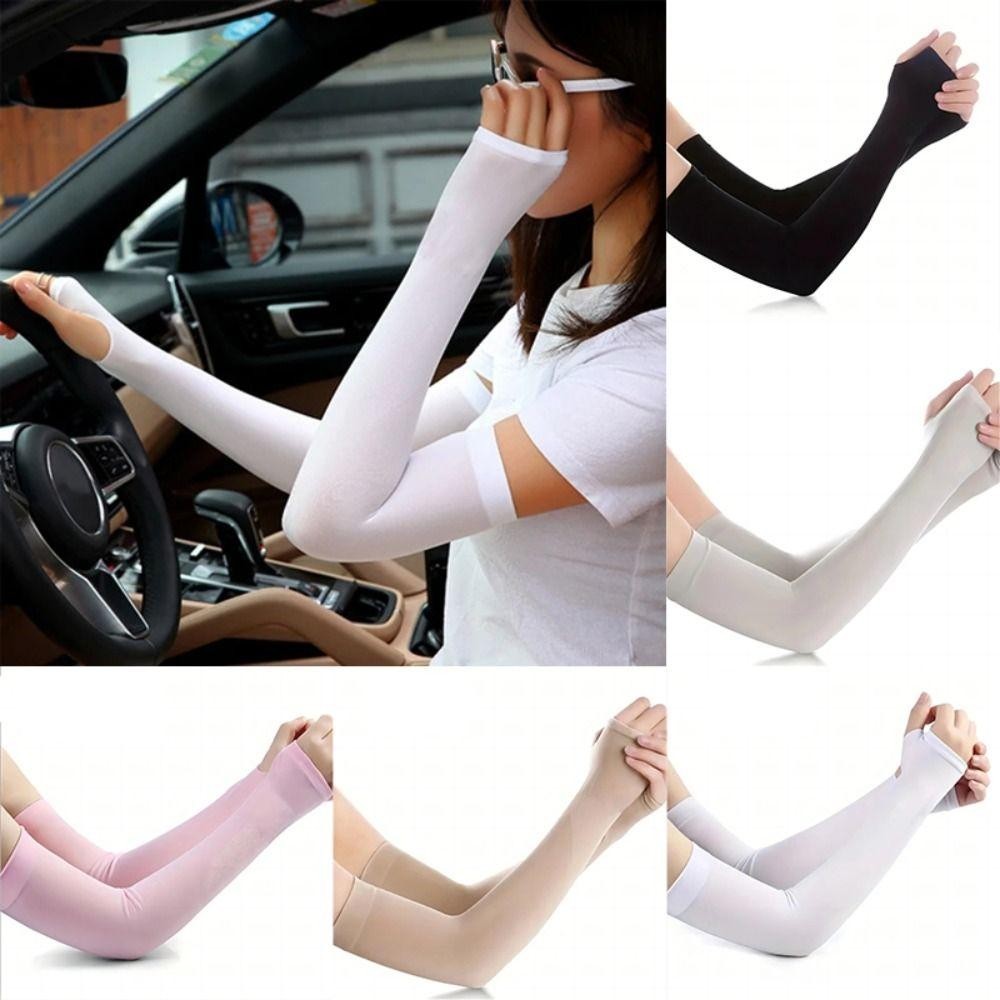 RTJIFSS Áo chống nắng cánh tay thoáng khí, nhanh khô, co giãn chống tia UV, phù hợp mùa hè khi câu cá và chạy bộ
