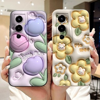 Dành Cho Vỏ Tecno Pova 4 Pro LG8n Họa Tiết Thời Trang Mới Chống Rơi Bảo Vệ Camera Vỏ Mềm Cho Tecno Pova 4Pro Vỏ Điện Thoại