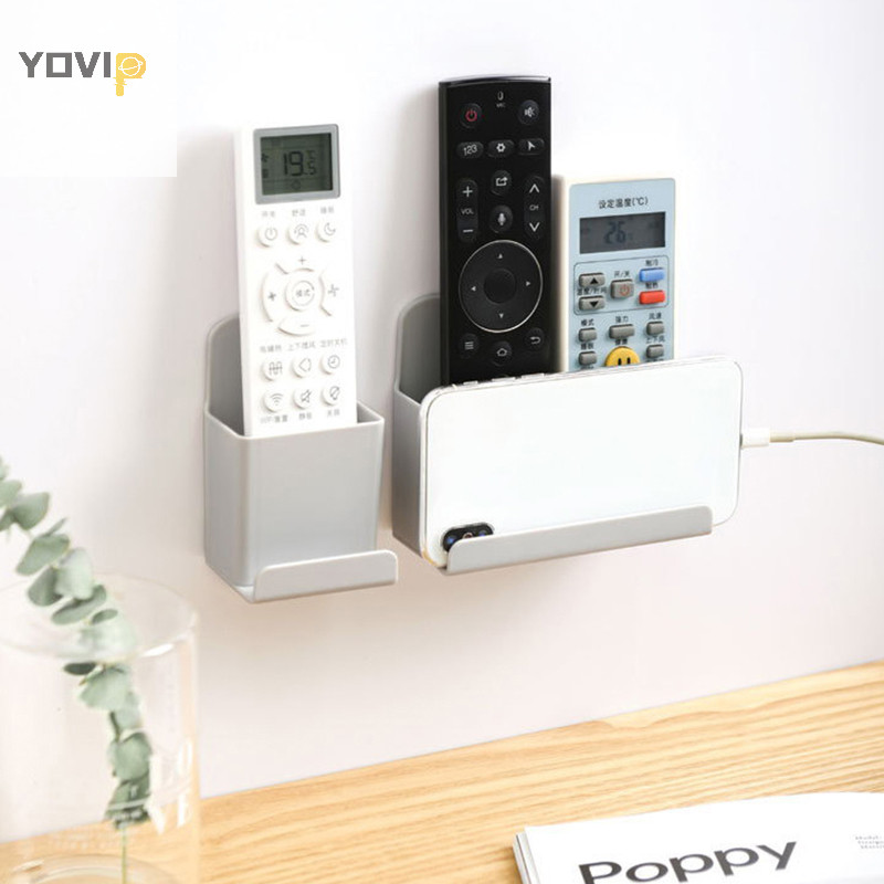 Yovip Điều Khiển Từ Xa Hộp Bảo Quản Điện Thoại Di Động Giá Để Đồ Treo Tường Tổ Chức Điều Khiển Từ Xa Điều Hòa Không Khí Đứng Giá Đỡ VN