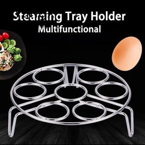 YYlingx Giá hấp trứng, Giá đỡ khay hấp đa chức năng bằng thép không gỉ, Chân máy dày chất lượng cao Kệ cách nhiệt chân cao cho nồi cơm điện