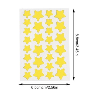 OIWLSAX321 Miếng dán che mụn 40 cái/tờ, hình ngôi sao dễ thương, hỗ trợ chăm sóc da