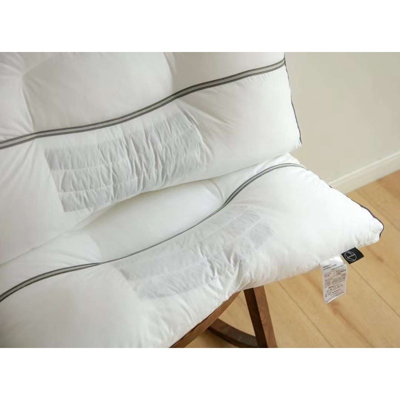 (RG129) Gối Chống Đau Cổ Vai Gáy Sợi Bông Đậu Nano Cao Cấp - MemMinbedding Luxury