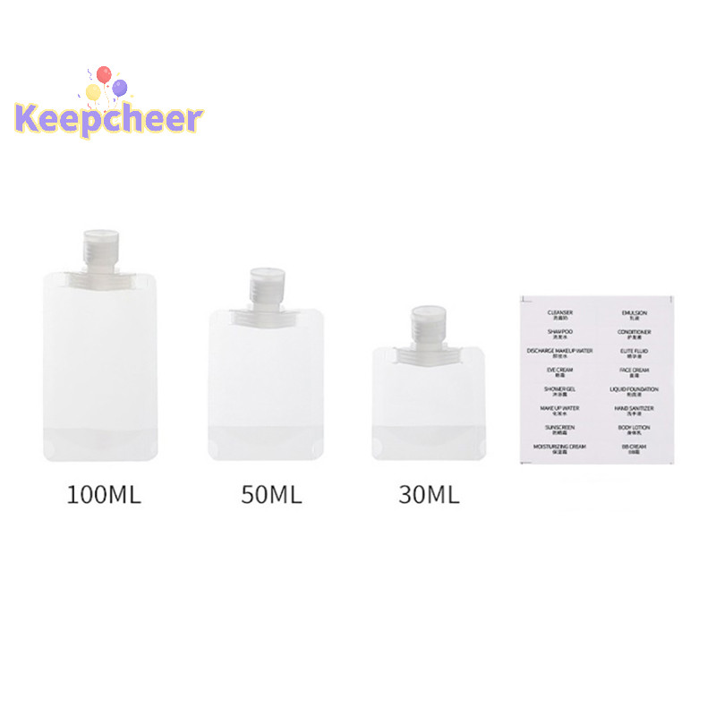 [Keepcheer] Chai đựng chất lỏng trang điểm Chai du lịch cầm tay Túi đóng gói mỹ phẩm [Mới]