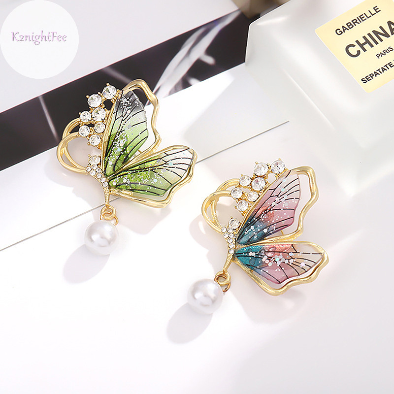 K2nightfee Thời Trang Kim Cương Giả Chuồn Chuồn Cho Nữ Đầm Chống chói Ve Áo Chân Quần Áo Phụ Kiện Dự Tiệc Trang Sức Quà Tặng VN