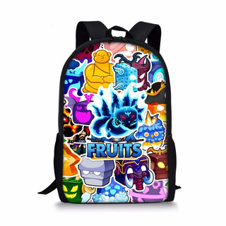 2024 Dung Tích Lớn ROBLOX Blox Fruits 17 Inch In Ba Lô Cho Trẻ Em Đi Học