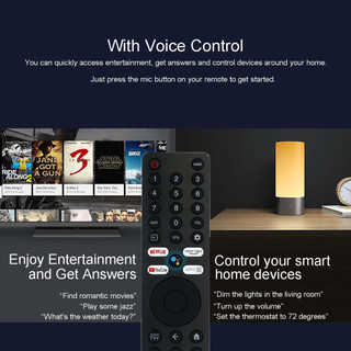 XMRM-ML 360°C Điều khiển từ xa bằng giọng nói Bluetooth cho Xiaomi Q2 50 55 65 Smart Ultra HD 4K QLED TV