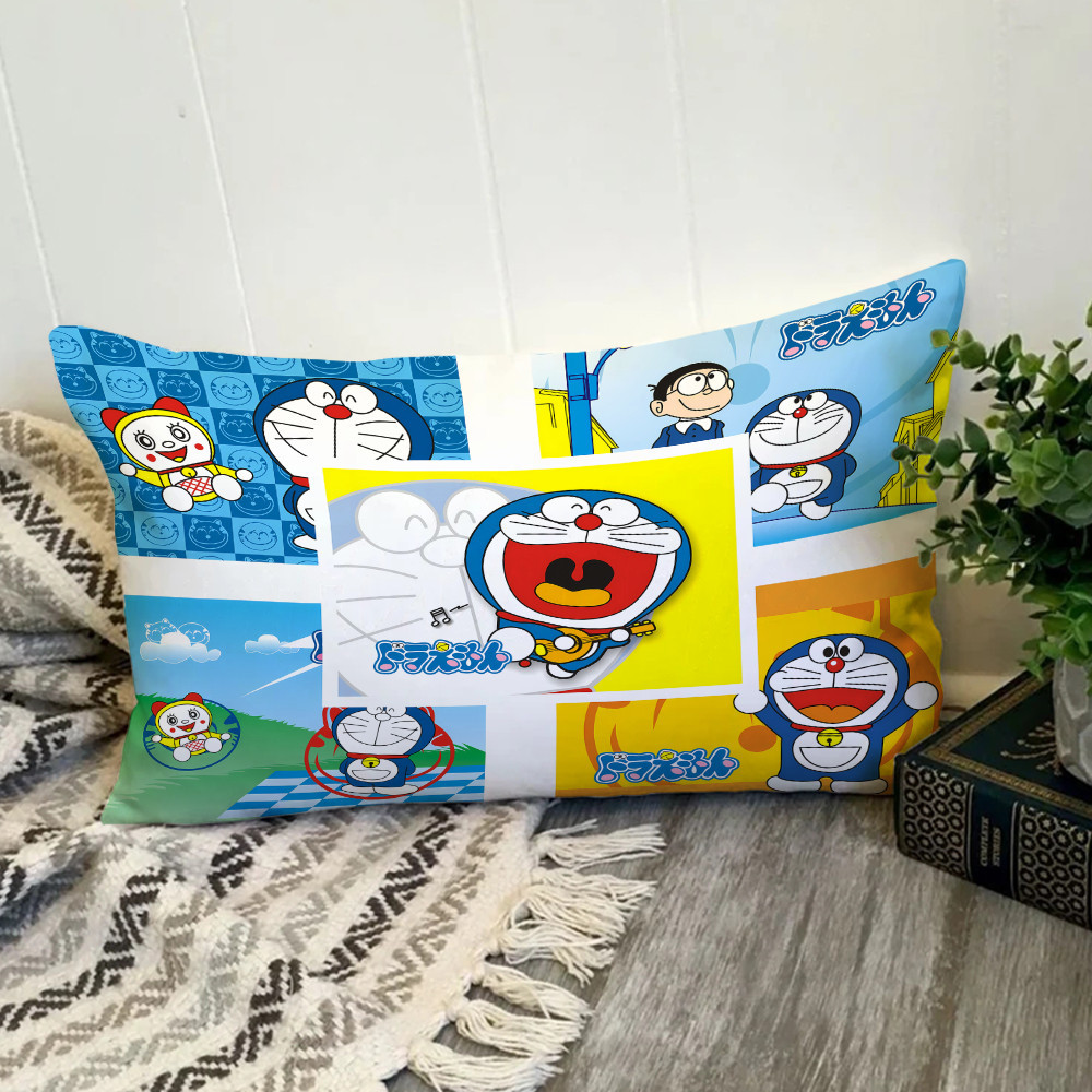 Hoạt Hình Dễ Thương Doraemo Hình Chữ Nhật Gối Một Mặt In Hình Đệm Polyester Trang Trí Nhà Cửa Món Quà Tốt Nhất (Không Có Lõi)