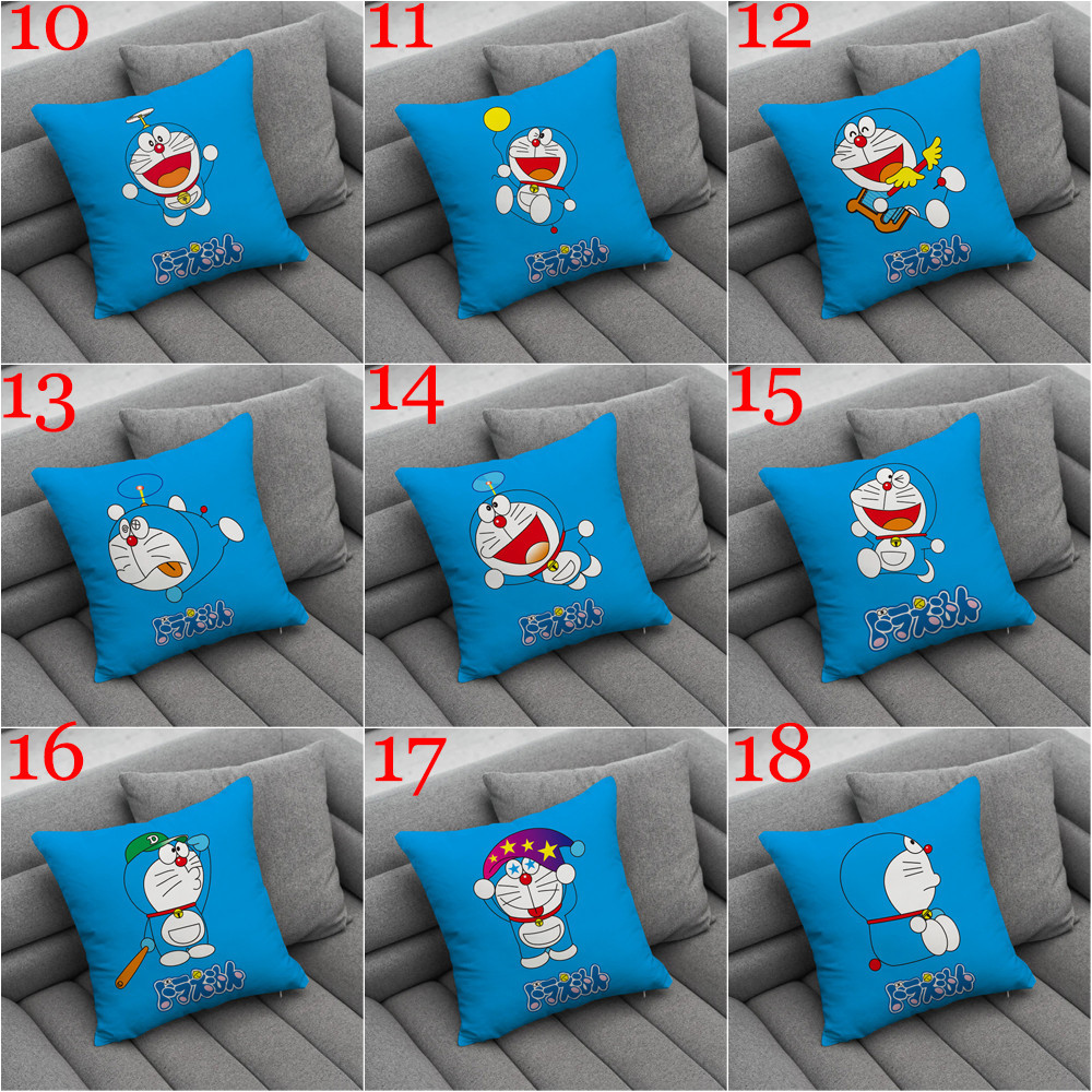 Hoạt Hình Dễ Thương Doremon Ném Vỏ Gối In Một Mặt Phòng Khách Sofa Xe Quà Tặng Đệm Quà Tặng Trẻ Em Quà Tặng (Không Có Lõi)