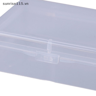 Hộp đựng nhựa trong suốt SSVN 9cm * 6,5cm * 3cm Hình vuông trong suốt đa năng.