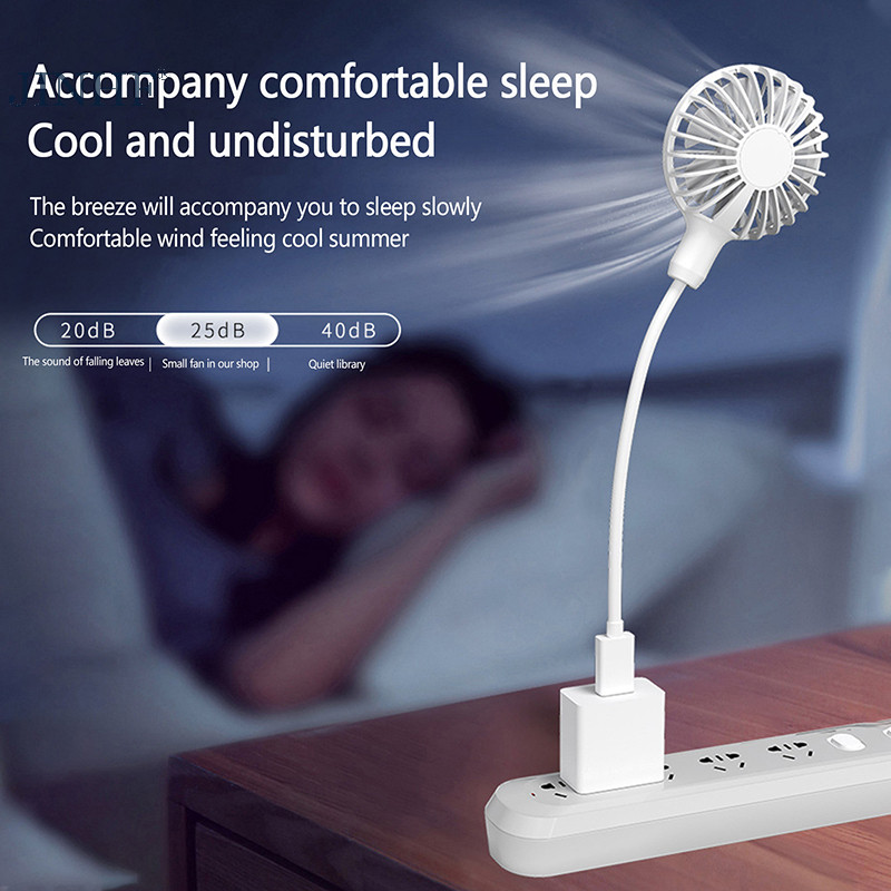 JINHF Mùa Hè Ngoài Trời Và Du Lịch USB Sạc Quạt Cầm Tay Làm Mát Im Lặng Không Dây Chơi Cắm Quạt HOT