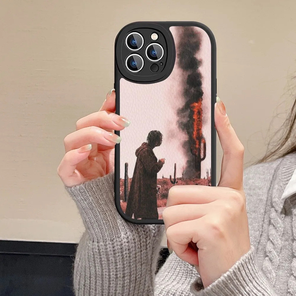 Ốp điện thoại cứng da Travis Scott TP-1 cho iPhone 14 13 12 mini 11 14 Pro Max Xs X XR 7 8 Plus