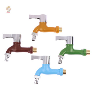 Twe Vườn Ban Công Vòi Nước 1 / 2 "Nam Ren Máy Giặt Vòi Treo Tường Ống Nước Nhựa Kết Nối Nhanh VN