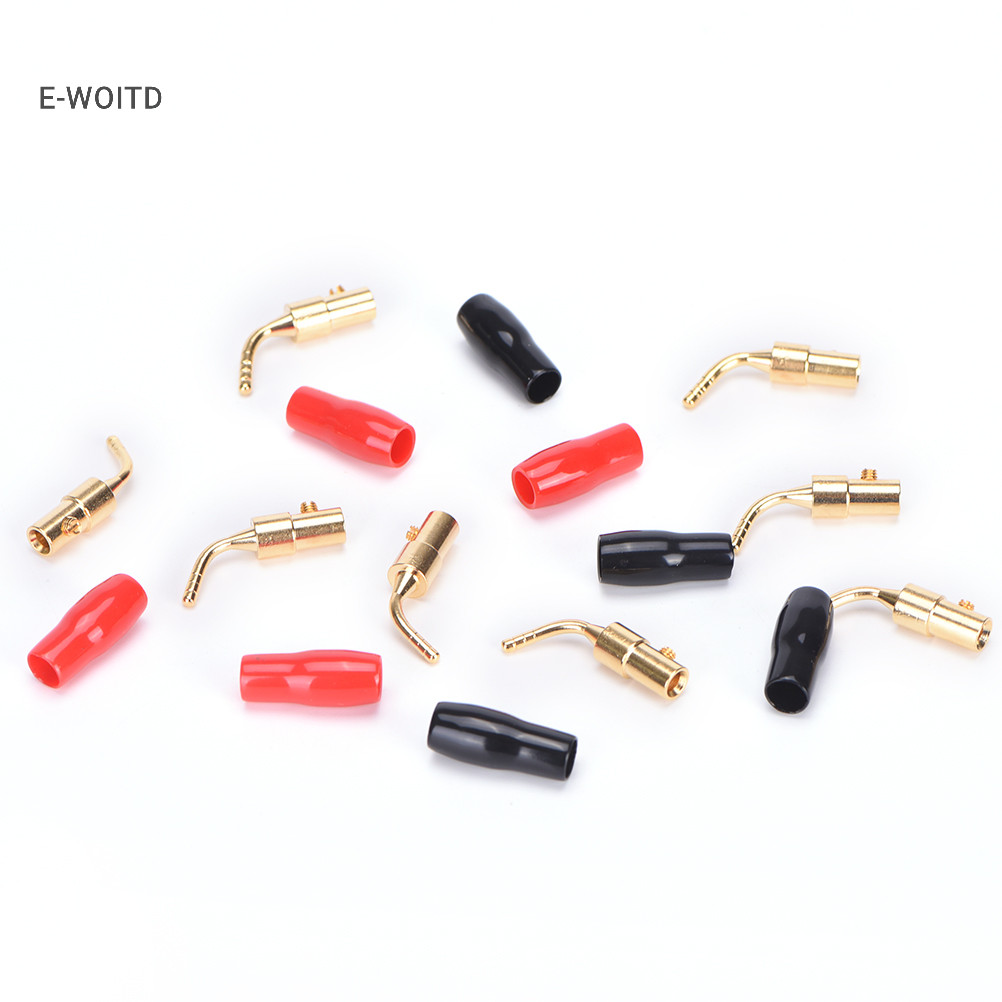 E-woitd 8 Chiếc 2MM Loa Âm Thanh Cáp Pin Cắm Chuối Kết Nối Vít Cho Hifi Bán Chạy HNVN