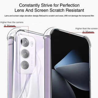 Ốp điện thoại silicon TPU cho OPPO Reno 12 12F 11 11F 10 9 8 7 SE 6 Pro + Pro Plus Lite 8T 8Z 7Z 6Z 4G 5G 10X Zoom A3 Pro A60 Ốp điện thoại mềm chống sốc trong suốt