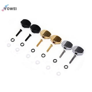 Yowei 2 chiếc đàn guitar điều chỉnh đầu máy núm kim loại nút máy chỉnh núm VN