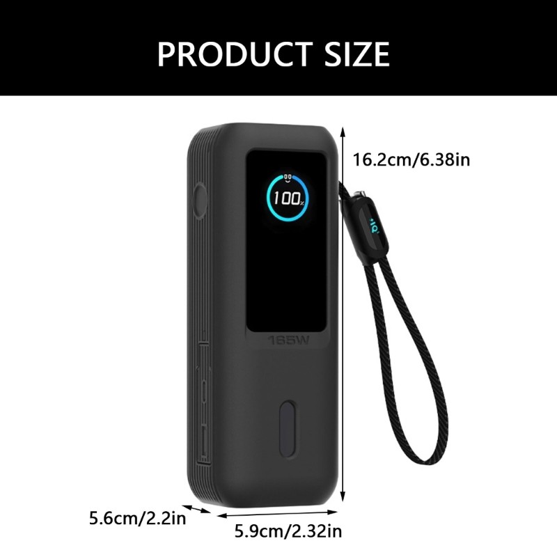 Hộp đựng silicon bảo vệ mặt trăng cho túi chống sốc ngân hàng điện 165W
