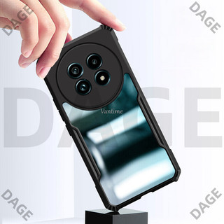 Dành Cho Realme 13 12 Pro + 5G Plus 13 5G Ốp Lưng Chống Sốc Gia Cố Cạnh Lưng Trong Suốt Vỏ Cứng DAGE