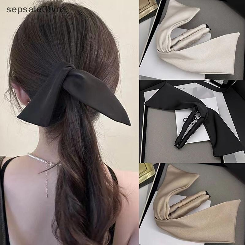 # sepsale # Mới Hàn Quốc Nơ Chuối Móng Vuốt Bé Gái Ruy Băng Kẹp Tóc Phụ Kiện Tóc Mũ Nữ.