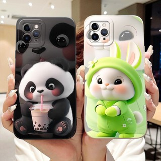 Ốp Lưng Cho iPhone 11 Pro Max Chống Sốc Thỏ Gấu Trúc Silicon Mềm Hoạt Hình Cho iPhone 11 Pro Ốp Lưng 11ProMax Capa