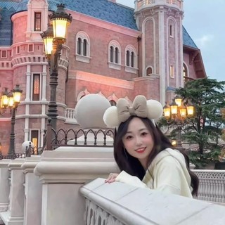 Disney Mũ Trùm Đầu Công Viên Giải Trí Shirley May Minnie Sang Trọng Băng Đô Nơ Dễ Thương Hoạt Hình Phụ Kiện Tóc Băng Đô 25.3.13