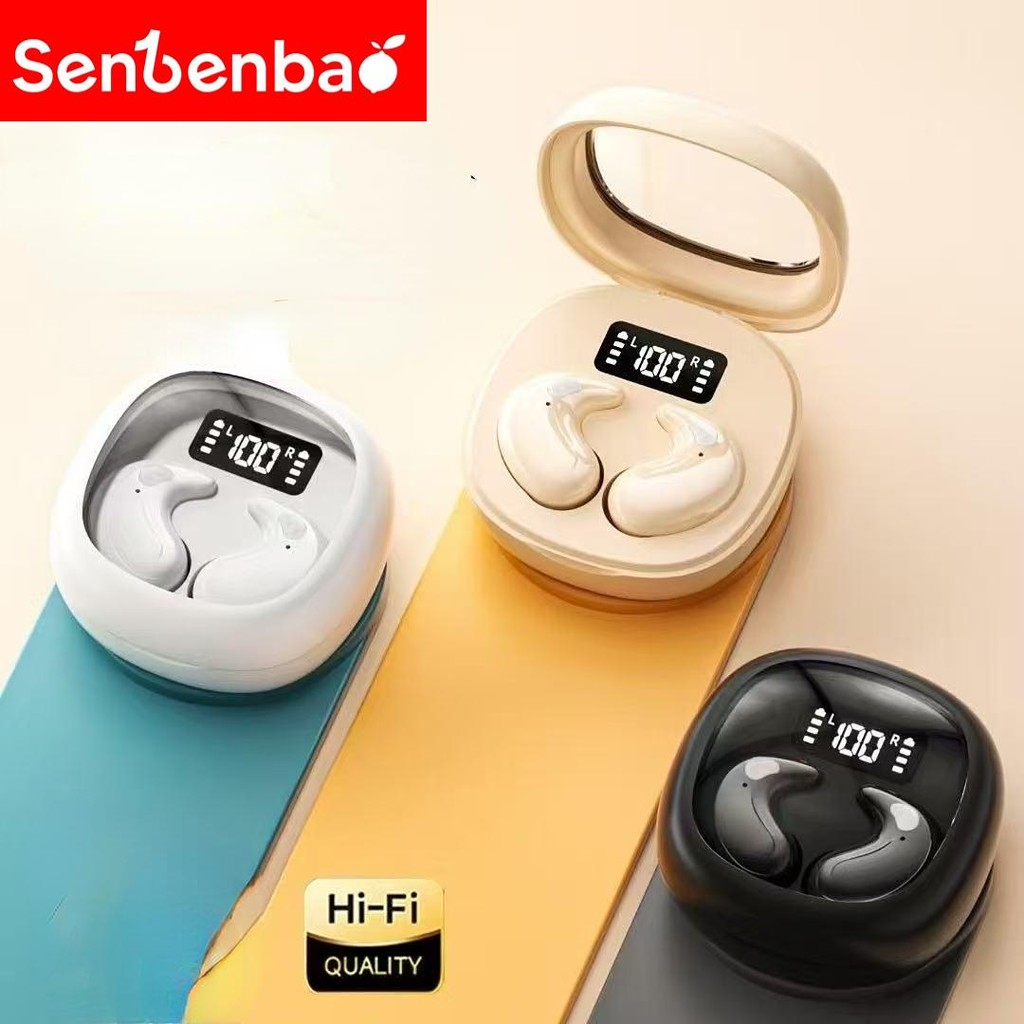 Tai nghe SENBENBAO S40 ENCTWS Mini Sleep Tai nghe bluetooth vô hình Hifi Âm thanh nổi Chống nước tích hợp MIc cho tai nghe di động thông minh Khử tiếng ồn