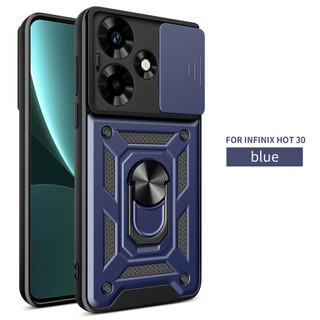 Ốp lưng Infinix Hot 30 X6831 hot30 Mới chống rơi với khung áo giáp kết hợp bộ vỏ cứng di động đẩy cửa sổ bảo vệ vỏ máy ảnh