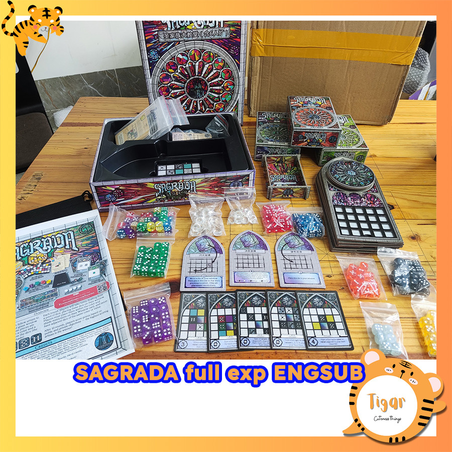 Boardgame Sagrada lắp ghép xí ngầu rất hay Engsub Tigar